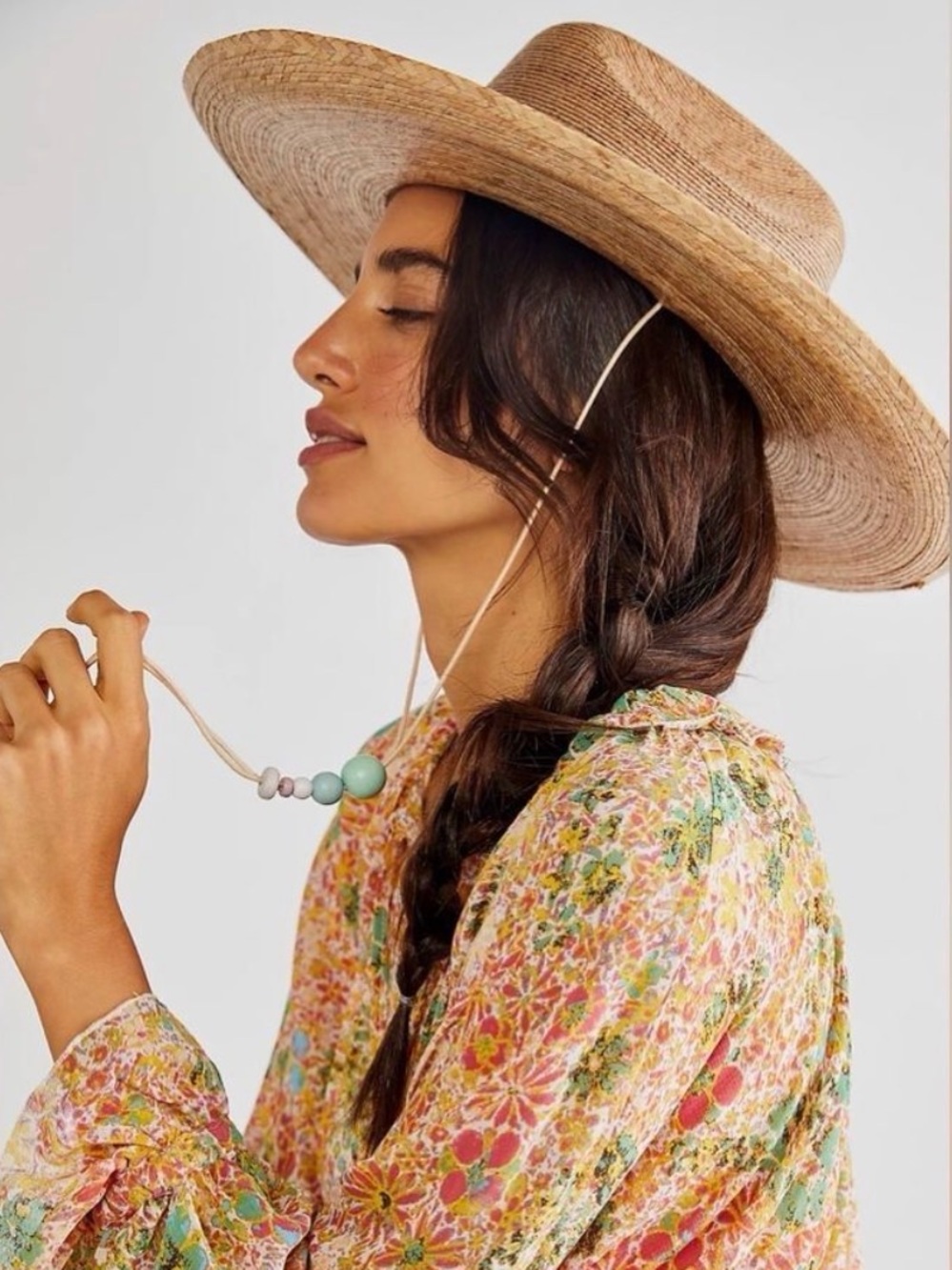 Free People Lack Of Color Western Desert Palma Cowboy
Hat Sz S/M